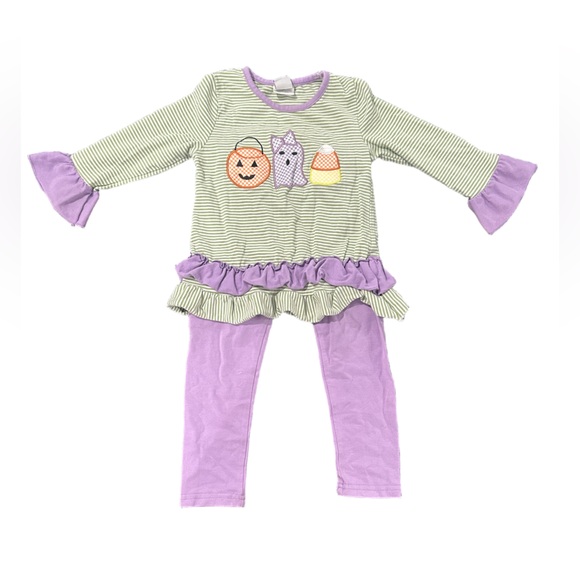 Carter's Green and Purple Kids Matching Set - Picture 1 of 4